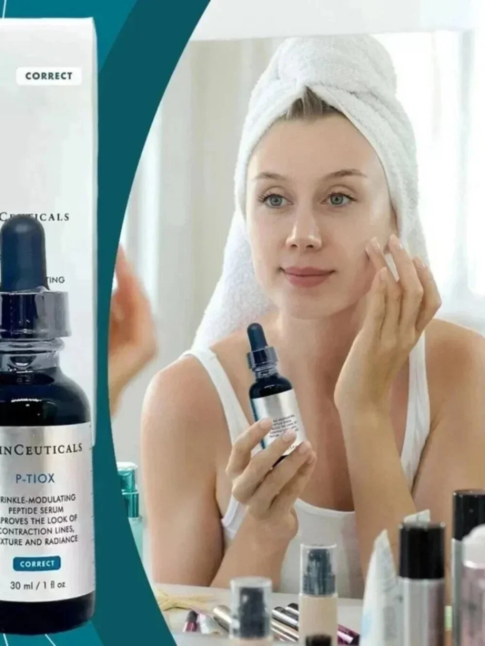 NEW Skinceuticals P-TIOX Wrinkle-Modulating Peptide Serum 1 fl oz/30ml SEALED